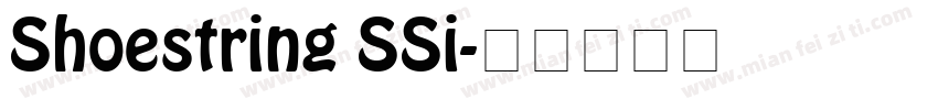 Shoestring SSi字体转换